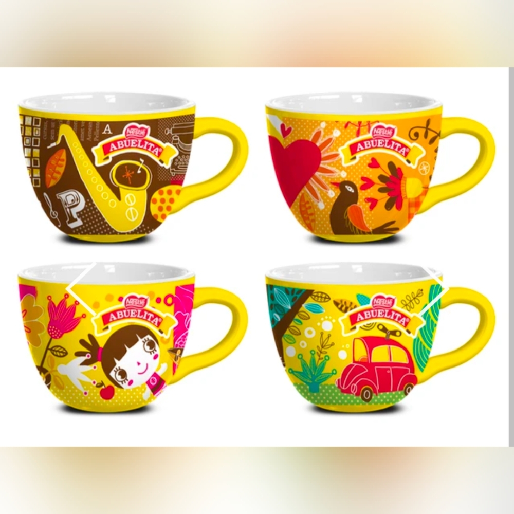 Nestle ABUELITA Ceramic 8 Oz Coffee Cup - Flavia Zorrilla Drago - Picture 5 of 5